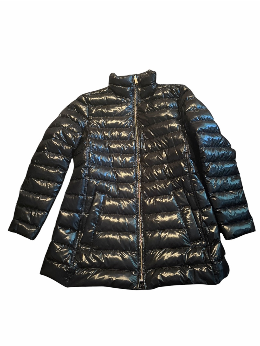 Burberry London women black puffer jacket size 8